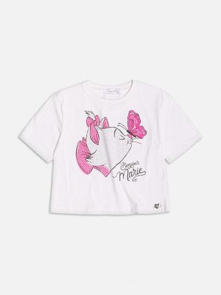 Conjunto Infantil Momi Verão Saia Tule e Blusa Gatinha Marie Imagem de Conjunto Infantil Momi Verão Saia Tule e Blusa Gatinha Marie
