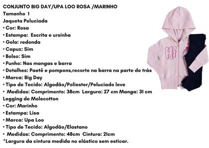 Imagem de Conjunto Infantil N. 01 Menina Big Day/Abrange/Upa Loo/Alenice/Elian Inverno