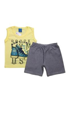 Imagem de Conjunto Infantil N. 01 Menino Verão Elian/WRK/Rei Rex