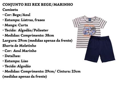 Imagem de Conjunto Infantil N. 01 Menino Verão Elian/WRK/Rei Rex