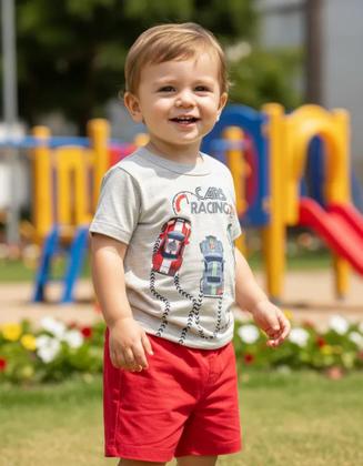 Imagem de Conjunto Infantil N. 01 Menino Verão Elian/WRK/Rei Rex