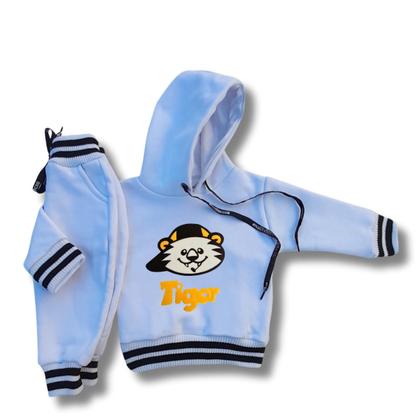 Imagem de Conjunto Infantil Roupa Moletom Capuz Menino Frio