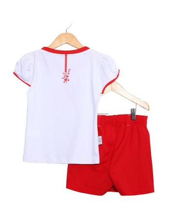 Imagem de Conjunto Infantil São Paulo Feminino Short Saia Oficial