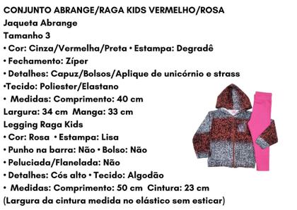 Imagem de Conjunto Infantil Tamanho 03 Menina Inverno Kyly/Marlan/Abrange/Raga Kids