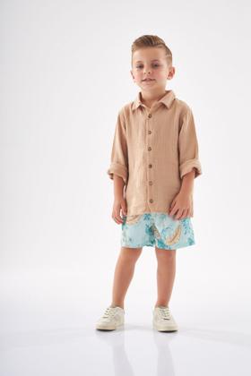 Imagem de Conjunto infantil Up Baby camisa e bermuda