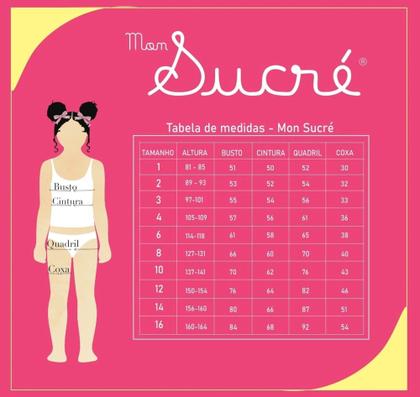 Imagem de Conjunto Infantil Verão Com Short Ciclista E Blusa Alongada Menina Mon Sucre Ms3