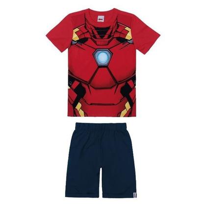 Imagem de Conjunto Infantil Vingadores Com Máscara Malwee Ref. 083170