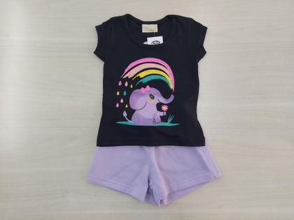 Imagem de Conjunto Infantil Vrasalon Elefante Arco-Íris Cód: 25