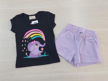 Imagem de Conjunto Infantil Vrasalon Elefante Arco-Íris Cód: 25