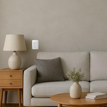 Imagem de Conjunto Interruptor 3 Teclas Simples Pial Plus