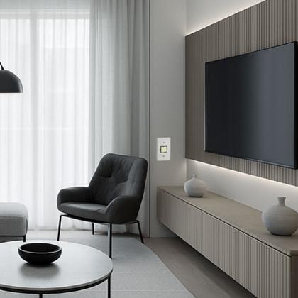 Imagem de Conjunto Interruptor Bipolar Simples 10a 4x2 Silentoque