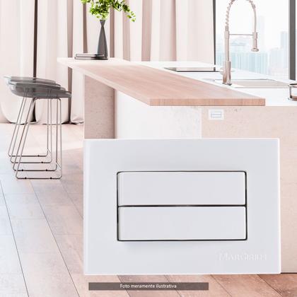 Imagem de Conjunto Interruptor Duplo Paralelo Embutir em Moveis Sleek Margirius