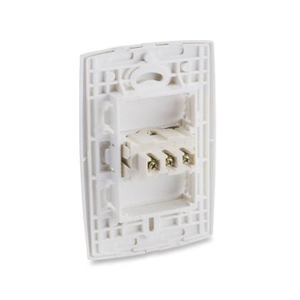 Imagem de Conjunto Interruptor Paralelo Branco Rubi - Force Line