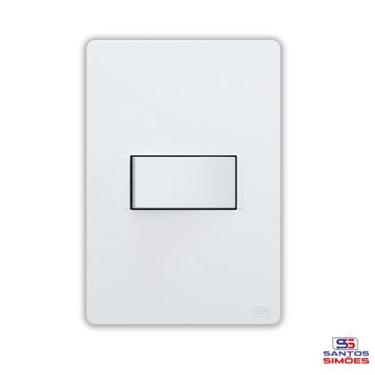 Imagem de Conjunto Interruptor Paralelo com Placa Branco Esatta Weg
