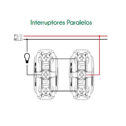 Imagem de Conjunto Interruptor Paralelo Duplo 10A Branco I9 9424 Ilumi