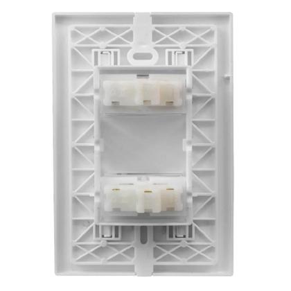 Imagem de Conjunto Interruptor Paralelo Duplo 10A Branco I9 9424 Ilumi