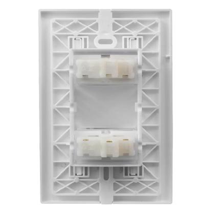 Imagem de Conjunto Interruptor Paralelo Duplo 10A Branco i9 9424 Ilumi
