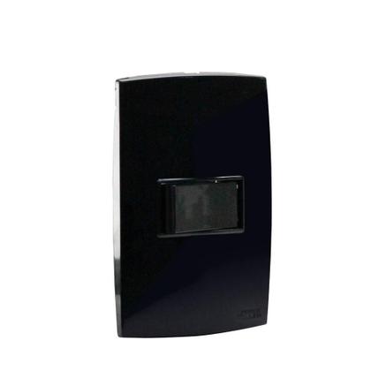 Imagem de Conjunto Interruptor Paralelo Preto Force Line