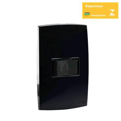 Imagem de Conjunto Interruptor Paralelo Preto Force Line