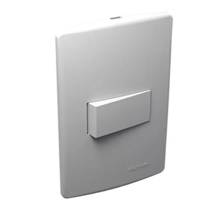 Imagem de Conjunto Interruptor Simples 10a 250V Bianco Pro - Alumbra