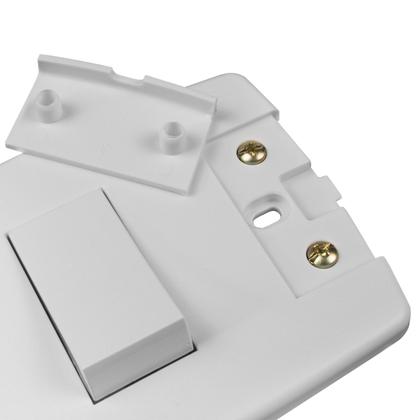 Imagem de Conjunto Interruptor Simples 10A 250V~ Vertical Linha LEV Ilumi - 8717