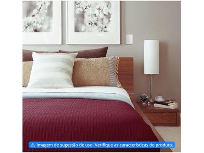 Imagem de Conjunto Interruptor Simples 10A 4x2 - Tramontina Liz Branco