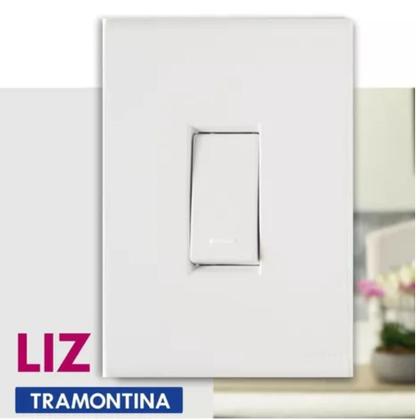 Imagem de Conjunto Interruptor Simples 10A Liz - Tramontina