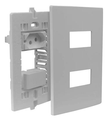 Imagem de Conjunto interruptor simples 10a + tomada 20a - 250v - modelo i9
