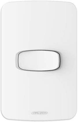 Imagem de Conjunto Interruptor Simples 4x2 Branco Gracia 85322 Alumbra