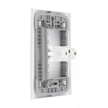 Imagem de Conjunto Interruptor Simples 4x2 Branco Inova Pro - Alumbra