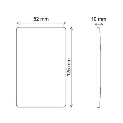 Imagem de Conjunto Interruptor Simples 4X2 Composé Branco - Weg