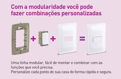 Imagem de Conjunto Interruptor Simples E Paralelo Branco Pial Zeffia