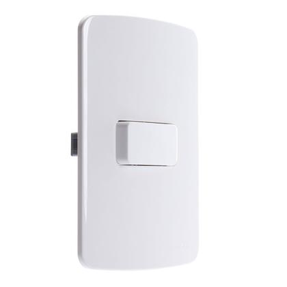 Imagem de Conjunto Interruptor Simples Margirius B3 10A/250V 4x2 Branco PA019477