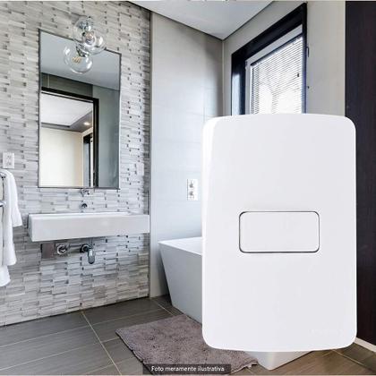 Imagem de Conjunto Interruptor Simples Margirius B3 10A/250V 4x2 Branco PA019477