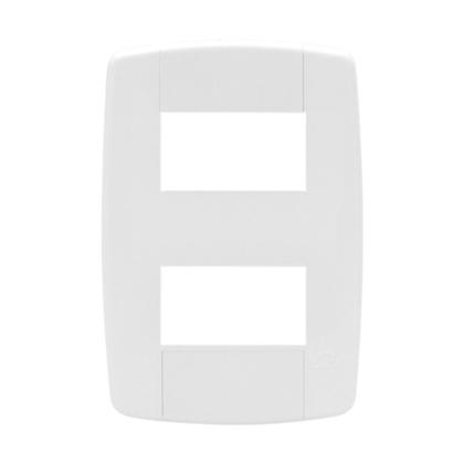 Imagem de Conjunto Interruptor Simples + Tomada 10A 250V 4x2 Branca