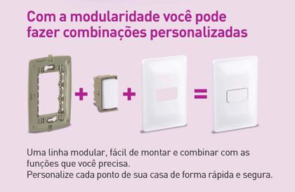 Imagem de Conjunto Interruptor Simples Triplo 680102 Pial Zeffia