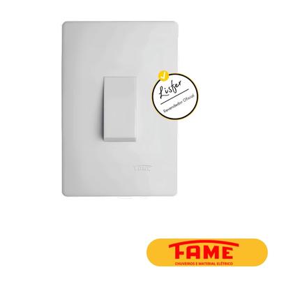 Imagem de Conjunto Interruptor Simples Vertical 16a Habitat 4x2