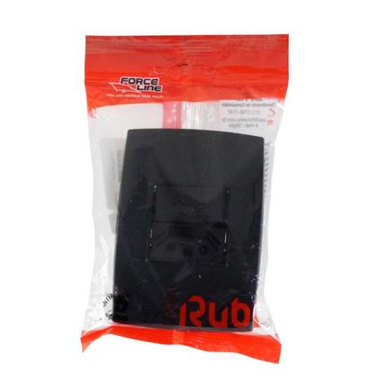 Imagem de Conjunto Interruptores Simples 10A 250V Tomada 2P+T 20A 250V Preto Rubi - Force Line