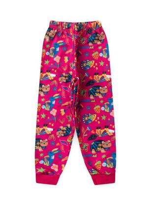 Imagem de Conjunto Inverno Menina Pink Blusão com Capuz e Calça em Moletom Turma dos Bichinhos