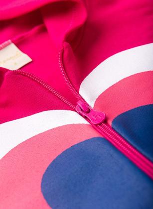 Imagem de Conjunto Inverno Menina Pink Jaqueta Com Capuz e Calça em Moletom Corações