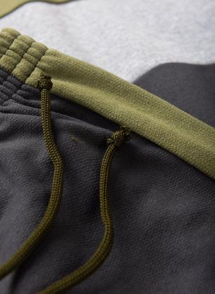 Imagem de Conjunto Inverno Menino Cinza Blusão e Calça em Moletom Básico com Recortes 