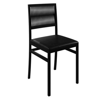 Imagem de Conjunto Itália Tampo Ripado Eucalípto 160cmx90cm com 6 Cadeiras Barcelona