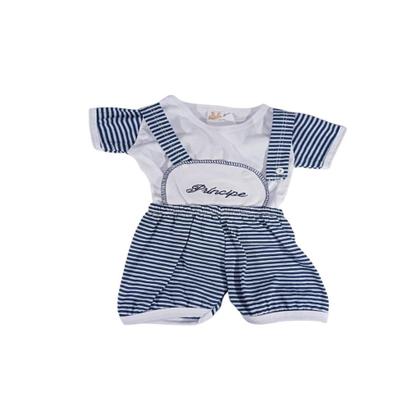 Imagem de Conjunto Jardineira Bebe Menino Short e Blusa