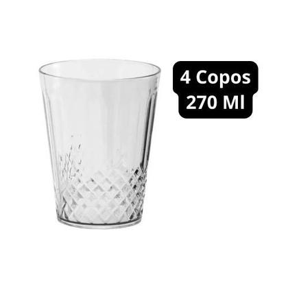 Imagem de Conjunto Jarra com 4 Copos Acrílico