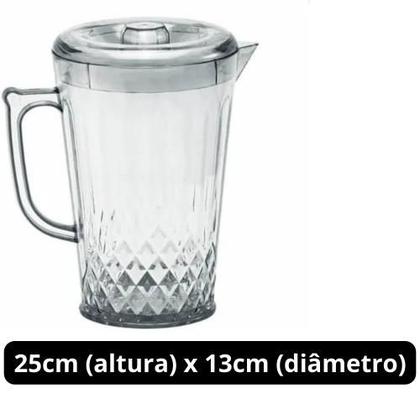 Imagem de Conjunto Jarra com 4 Copos Acrílico