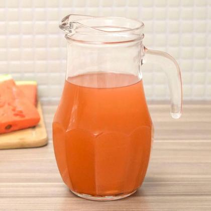 Imagem de Conjunto Jarra Tango 750ml e 6 Copos Long Drink 300ml Água Suco Alça Nadir Figueiredo