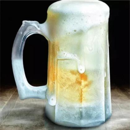 Imagem de Conjunto Jogo 2 Caneca Vidro Grosso E Resistente De Chopp Cerveja Refrigerante Bar Restaurante