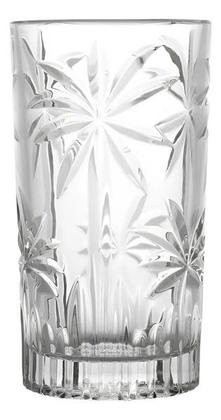 Imagem de Conjunto jogo 6 copos alto de cristal 360ml palm tree wolff 28147
