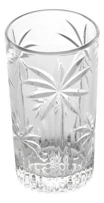 Imagem de Conjunto jogo 6 copos alto de cristal 360ml palm tree wolff 28147