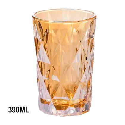 Imagem de Conjunto Jogo 6 Copos Vidro Diamond Alto Grande 390Ml Linha